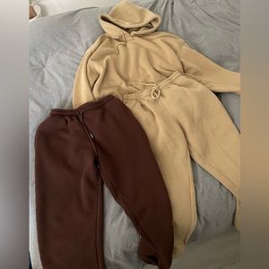Forever 21 joggers and sweatshirt